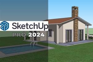 【软件】草图大师专业建筑3D设计建模软件 SketchUp Pro 2024 v24.0.598 Win/Mac中文版