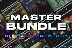 700+复古电影视频叠加特效转场音效LUT调色预设素材合集包 Cinegrams – Master Bundle