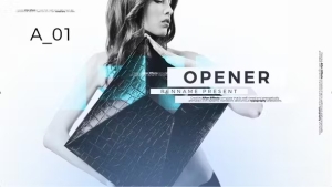 【AE模板】动感节奏商业图文排版展示开场动画 Opener