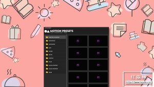 【PR脚本】图层缓入缓出抖动弹跳缩放旋转动作预设 Motion Presets v1.1.0