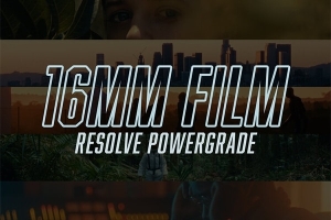 【达芬奇预设】复古16MM胶片色彩仿真模拟Power Grade节点预设 JVKE – 16mm Film Emulation PowerGrade