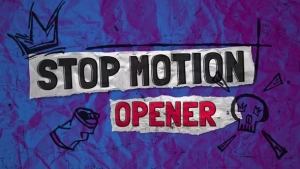 【FCPX模板】褶皱纸张元素定格图文快闪开场片头动画(含模板音乐) Stop motion opener