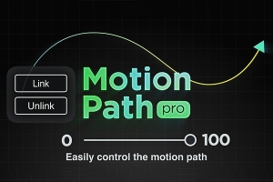 【AE脚本】运动路径链接图层制作跟随动画脚本 Motion Path Pro v1.3 汉化版 +使用教程