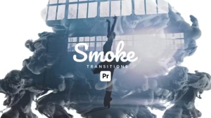 【PR模板】36种时尚优雅水墨烟雾转场过渡动画预设(含模板音乐) Smoke Transitions for Premiere Pro