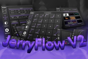 【AE脚本】关键帧曲线缓入缓出动画调整预设管理工具 Jry Media – JerryFlow V2 v2.3.1 汉化版