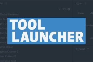 【AE脚本】快速搜索调用表达式脚本插件管理工具 Tool Launcher v1.4.2