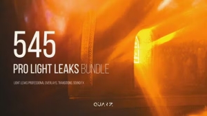 【视频素材】545个专业镜头漏光炫光动画叠加转场动画+音效 Pro Light Leaks Bundle