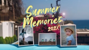 【AE模板】浪漫温馨夏日假期旅行相册幻灯片动画 Summer vacations slideshow