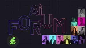 【AE模板】论坛会议呼出线条指示标注嘉宾头像人物介绍动画 Artificial Intelligence World Forum Promo