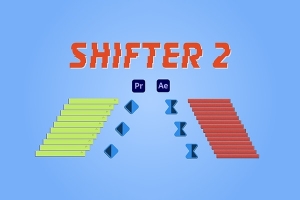 【AE/PR脚本】关键帧图层素材快速自动排列移动调整工具 Shifter 2 v2.0.4 +使用教程