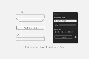 【PR脚本】剪辑序列时间轴同步插入对齐脚本 Parallel v1.1.1 汉化版