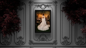 【AE模板】洛可可风格背景装饰婚礼旅行纪念照片展示动画 Wedding Slideshow in a Rococo style decor