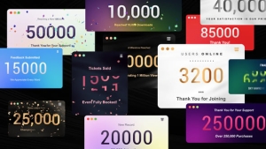 【AE模板】数字记分牌秒表倒计时翻页数据滚动动画 Number Count Animations