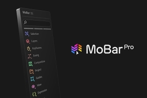 【AE脚本】150多个可提高效率的 After Effects 快捷命令工具箱 MoBar v3.7.5 汉化版