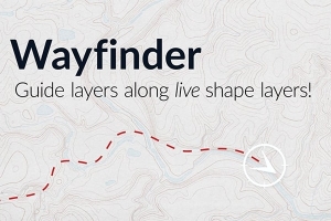 【AE脚本】图层路径跟踪动画脚本 Wayfinder v1.2.8 汉化版