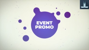 【AE模板】时尚创意简洁图形转场幻灯片宣传动画(含模板音乐) Liquid Event Promo