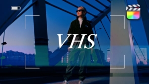 【FCPX插件】12个老录像带故障干扰转场过渡预设 VHS Transitions 汉化版