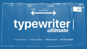 【AE模板/预设】打字机文字输入效果动画 Typewriter Ultimate