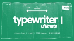 【PR模板】15个打字机文字输入效果动画 Typewriter