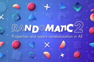 【AE脚本】图层颜色属性随机动画效果生成工具 Randomatic 2 v2.11 汉化版 +使用教程