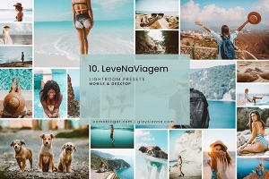 【LR预设】19款生活旅拍采风写真人像休闲风光摄影调色Lightroom预设 10. LeveNaViagem – Presets