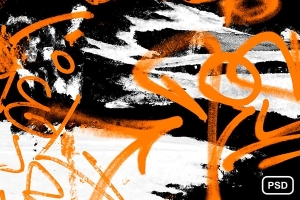 【PS笔刷】65支前卫叛逆街头涂鸦涂抹垃圾绘画风格PS笔刷 Design Syndrome – StreetSmart Brush pack