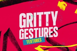 【FCPX模板】40+创意手绘涂鸦线条图形元素视频叠加纹理预制动画 Real Gritty Gestures Textures Titles 汉化版