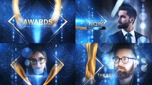【AE模板】精美华丽粒子光斑颁奖典礼开场片头动画 Awards Winner