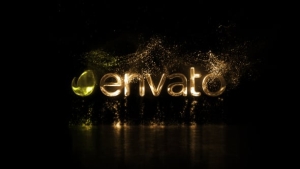 【AE模板】粒子消散溶解显示LOGO标志片头动画 Particle Logo