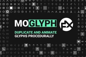 【AE脚本】字体图形克隆复制路径MG动画脚本 Moglyph FX v2.04 +使用教程