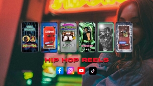 【AE模板】8款潮流时尚街头摇滚嘻哈风格个人音乐vlog品牌展示动画 Hip Hop Reels