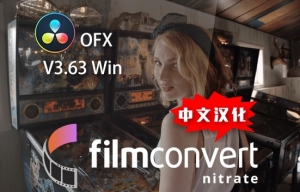 【达芬奇插件】达芬奇数字转胶片调色插件 FilmConvert Nitrate OFX v3.63 Win汉化版