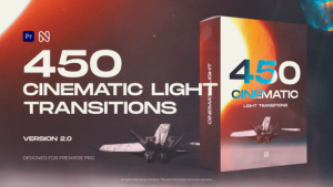 【PR模板】450种复古刻录胶片闪光电影光效视频转场预设动画 Seamless Light Transitions for Premiere Pro