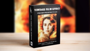 【PR模板】复古老式胶片电影色彩颗粒闪烁视频特效 Film Roll Old Vintage Film Effect for Premiere Pro