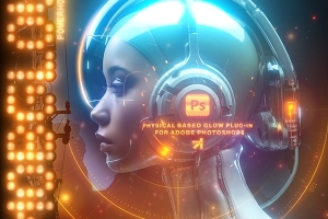 【PS插件】柔和梦幻光晕滤镜照片发光扩散辉光特效插件 mobGlow Photoshop Plugin v1.0.1 Win/Mac汉化版