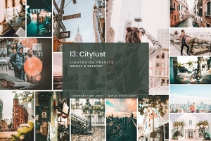 【LR预设】11款都市时尚素雅低欲望情绪摄影后期调色Lightroom预设 13. City Lust – Lightroom Presets