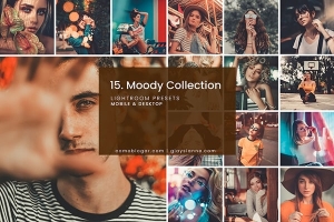 【LR预设】7款穆迪人像生活旅拍情绪摄影调色Lightroom预设 15. Moody Collection – LRMC1