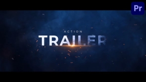 【PR模板】时尚大气烟雾粒子电影预告宣传标题片头动画 Action Trailer for Premiere Pro