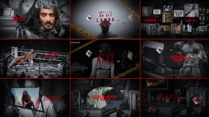 【AE模板】创意惊悚恐怖电影纪实新闻纪录片标题开场演示动画 Thriller Title Sequence