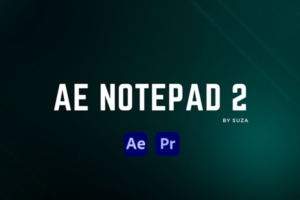 【AE/PR脚本】项目工程注释笔记生成工具 AE Notepad 2 v2.1.2 汉化版