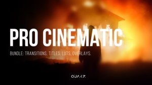 【AE模板】专业电影视频文字标题转场调色梦幻光效叠加动画 Pro Cinematic Bundle for After Effects