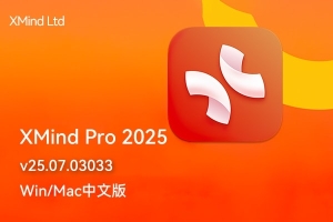 【软件】XMind Pro 2025 v25.07.03033 Win/Mac中文版 最流行简单好用的跨平台思维导图制作编辑软件