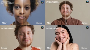 【达芬奇插件】人像皮肤修饰肤色平滑美容工具 Skin Retouch Effect Davinci Resolve 汉化版
