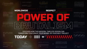 【PR模板】40款创意狂野风格文字标题排版动画预设 Brutalism Titles for Premiere Pro