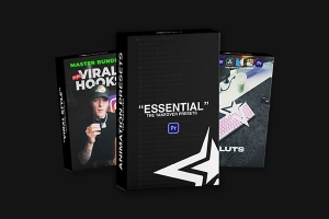 【PR模板/预设】短视频爆款内容创作动画转场调色工具包 The Viral Short‑Form Workflow – All in One Bundle