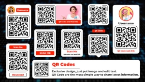 【FCPX插件】9个QR二维码弹窗效果展示动画 QR Code Modern Animation 汉化版