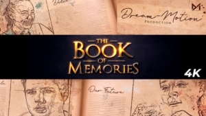 【AE模板】复古回忆视频静帧插画纪念相册排版幻灯片动画 Slideshow – Memory Book