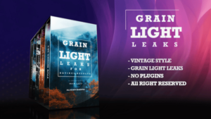 【达芬奇模板】复古胶片颗粒光晕纹理视频叠加转场特效预设 Grain Film & Light Leaks Transition And Video Effect