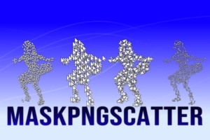 【AE插件】PNG图层散布到形状遮罩特效 MaskPNGscatter v1.1 Win/Mac汉化版 +使用教程