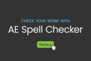 【AE脚本】AE文本图层拼写检查错误修复优化工具 AE Spell Checker v1.1.0 汉化版 +使用教程